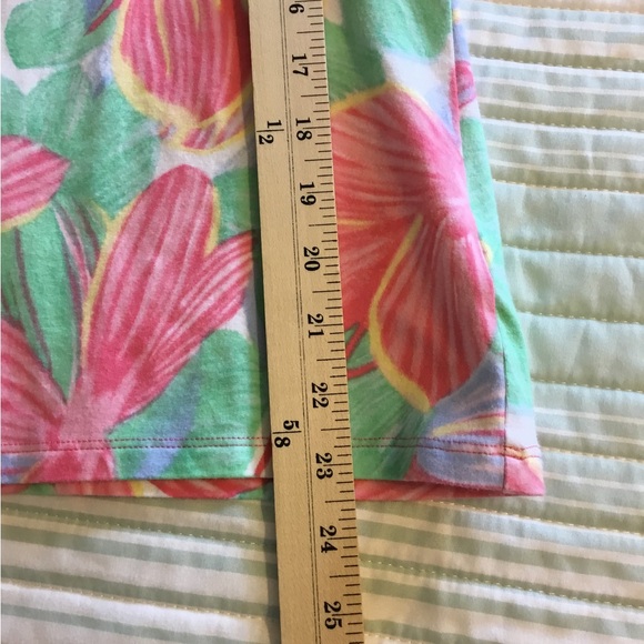 Talbots Multicolor Tee short sleeve size medium, petite. Stretchy. - Picture 5 of 6